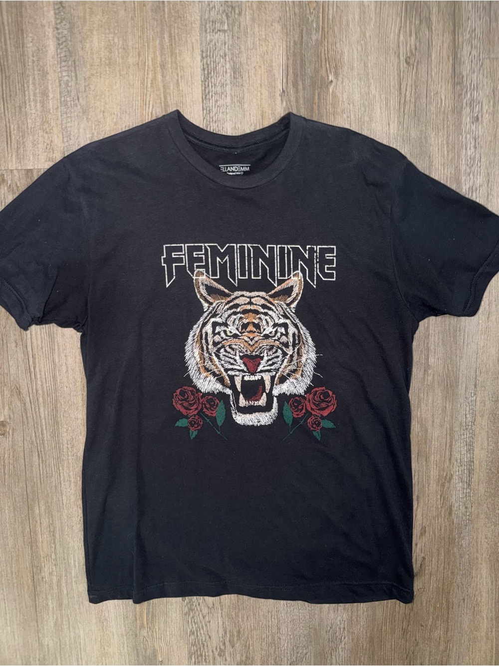 Tiger cotton graphic tee